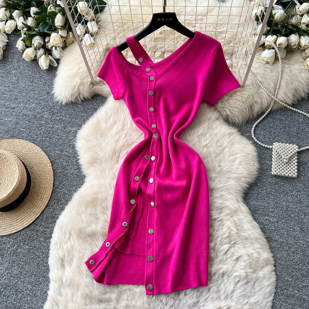 فستان نسائي متوسط الطول مثير ب - مراجعة Wrap Dress Work وسعره