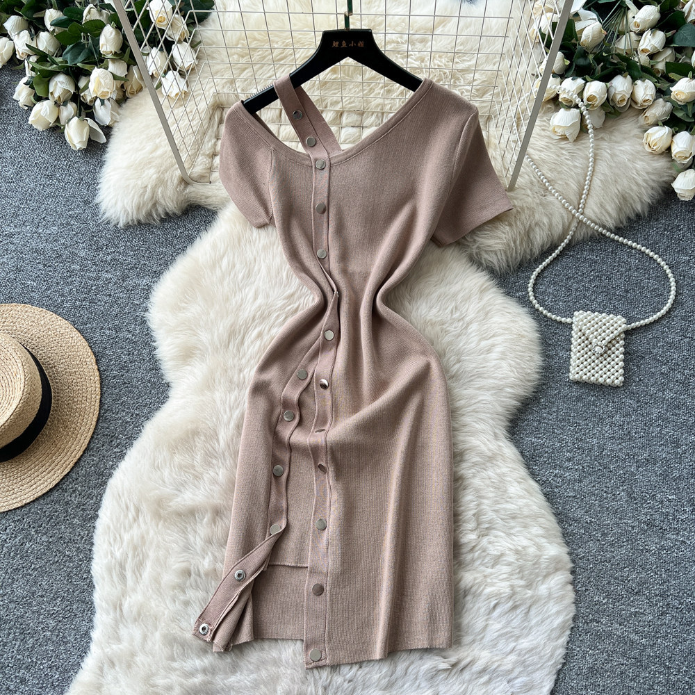 فستان نسائي متوسط الطول مثير ب - مراجعة Wrap Dress Work وسعره