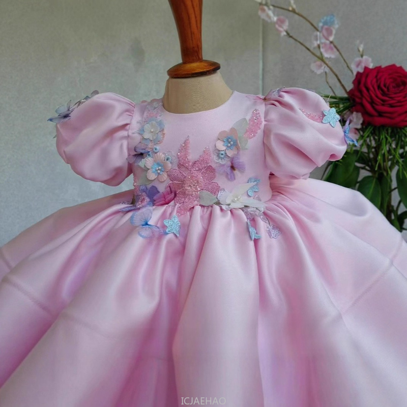 فستان ساتان جديد للأطفال بأكما - مراجعة Women'S Formal Wear For Girls وسعره