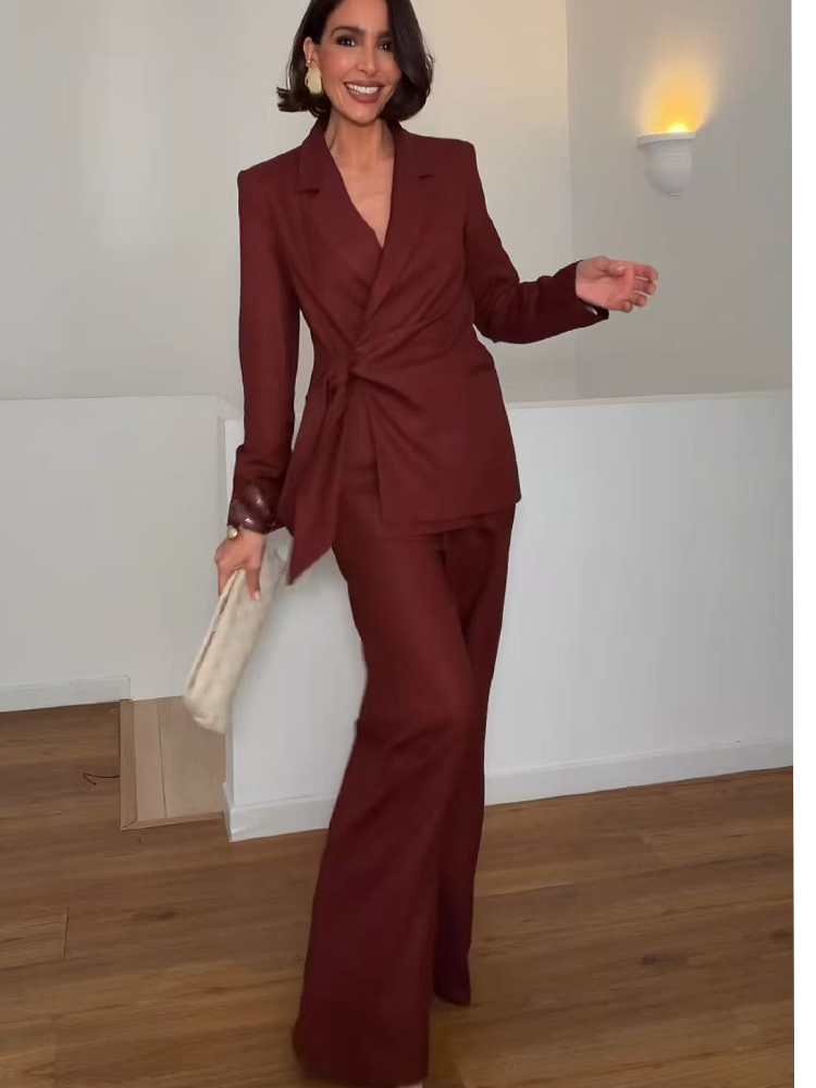 بدلة رسمية أنيقة للسيدات العام - مراجعة Women Formal Wear Trousers وسعره