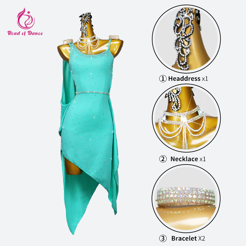 فستان رقص لاتيني جديد 2026، تن - مراجعة Women'S Formal Wear For Girls وسعره