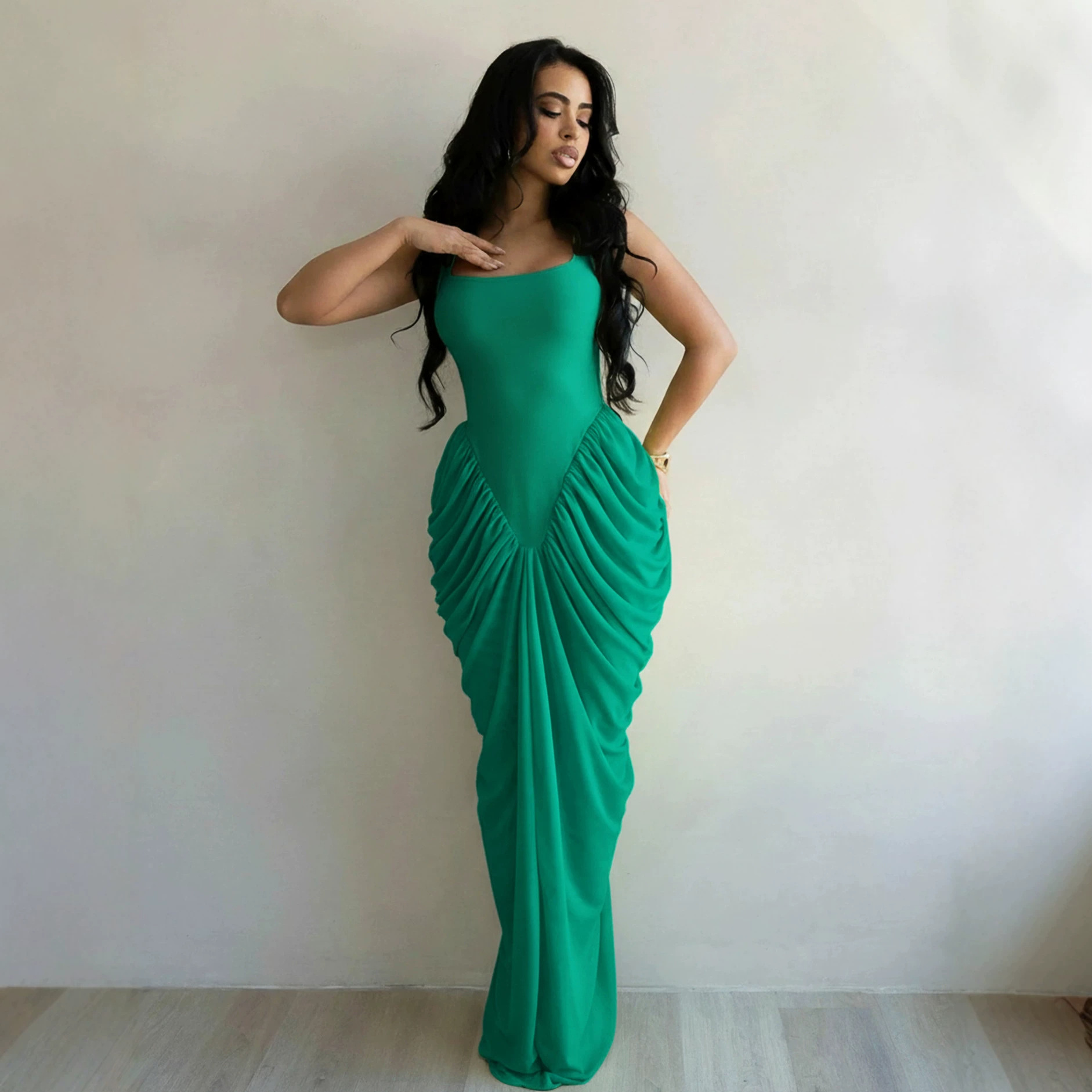 فستان طويل نسائي أنيق للحفلات  - مراجعة Wrap Dress Work وسعره