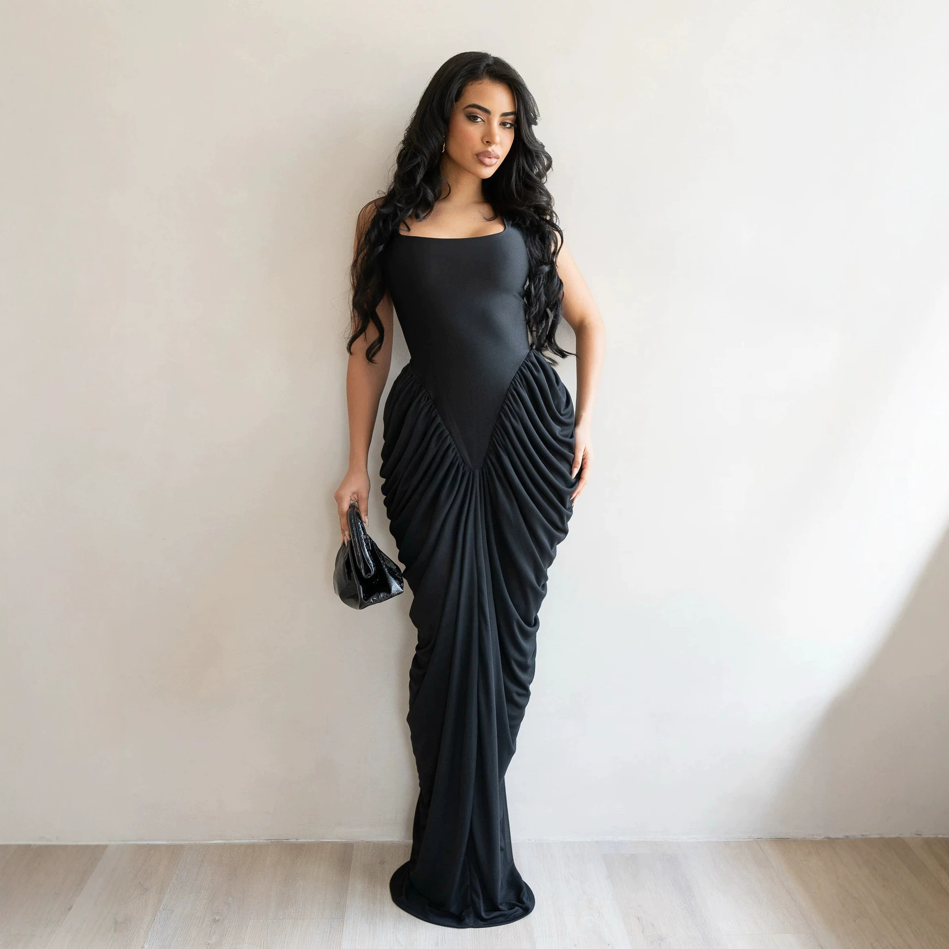 فستان طويل نسائي أنيق للحفلات  - مراجعة Wrap Dress Work وسعره