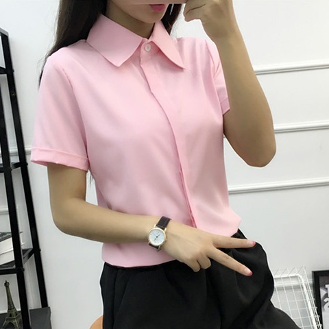 قميص أبيض فضفاض بأكمام قصيرة ل - مراجعة Large Women'S Formal Wear وسعره