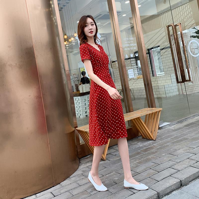 فساتين نسائية شيفون لف فستان ق - مراجعة Wrap Dress Work وسعره