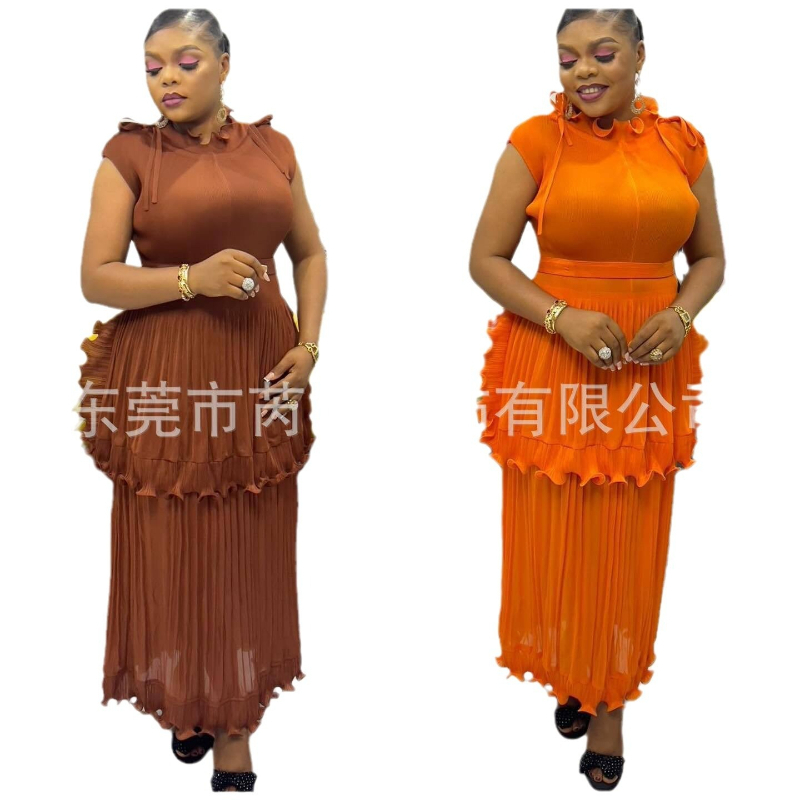 فستان نسائي طويل بقصة A-line،  - مراجعة Wrap Dress Work وسعره